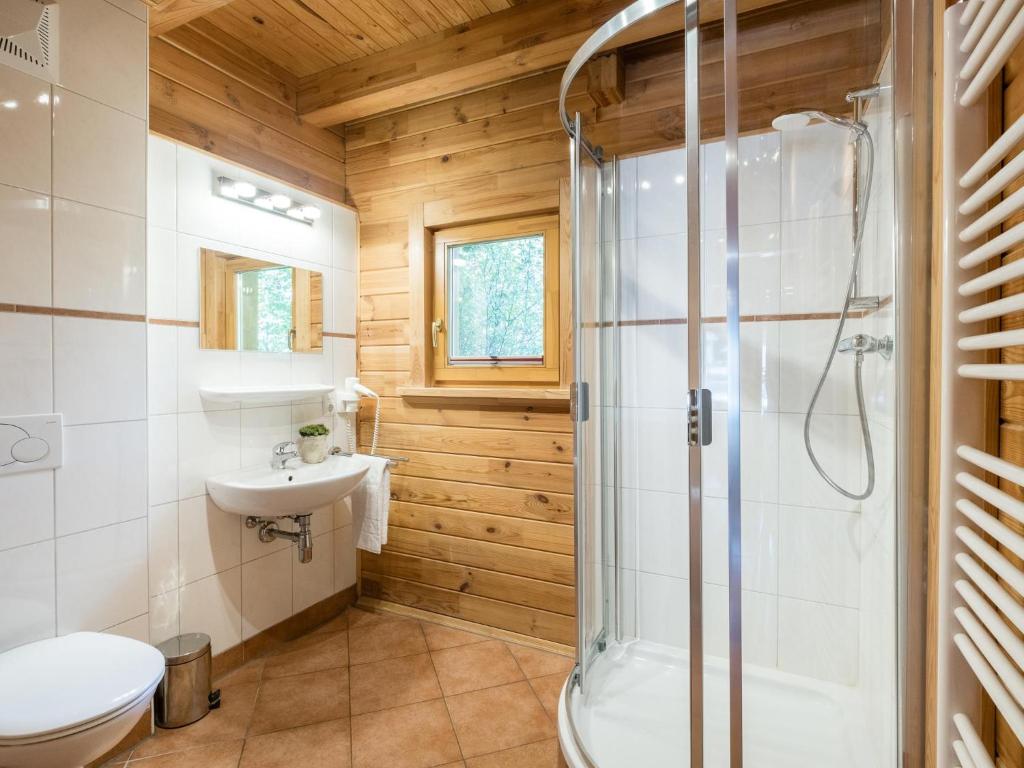 Koupelna v ubytování Waldberg