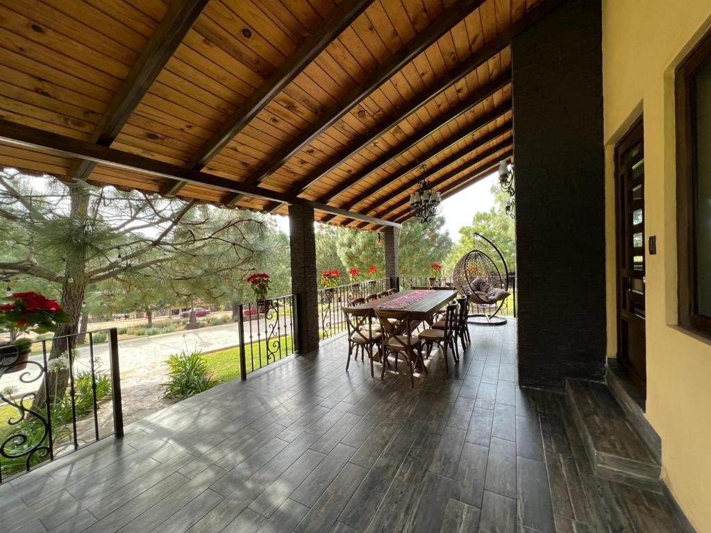Zahrada ubytování Cabaña No.4 Puerta del Bosque Mazamitla.