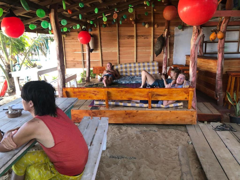 Posezení v ubytování Ceylon Beach Home