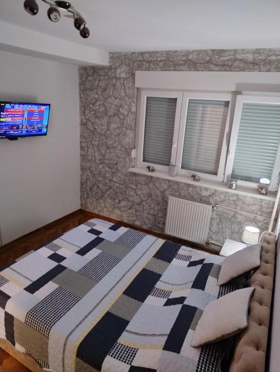 Postel nebo postele na pokoji v ubytování VEMIUR