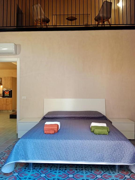 Vigna di pettineo - guest house客房内的一张或多张床位