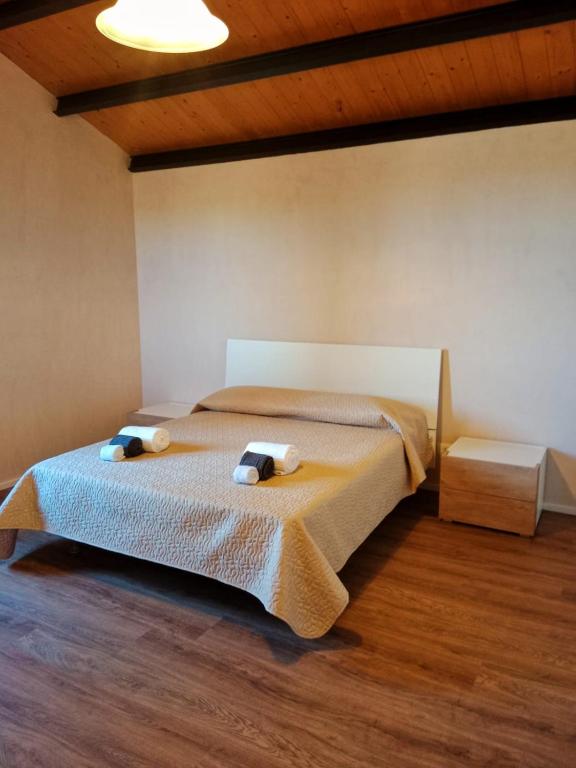 Vigna di pettineo - guest house客房内的一张或多张床位