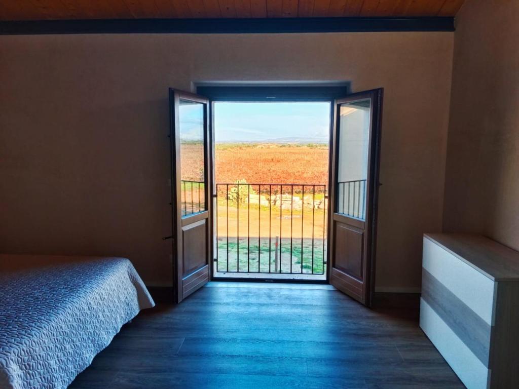 Vigna di pettineo - guest house客房内的一张或多张床位