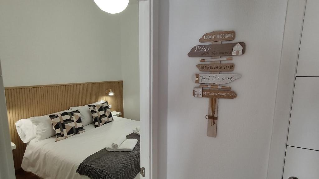 Posteľ alebo postele v izbe v ubytovaní Apartamento Poniente Sanlúcar - Centro