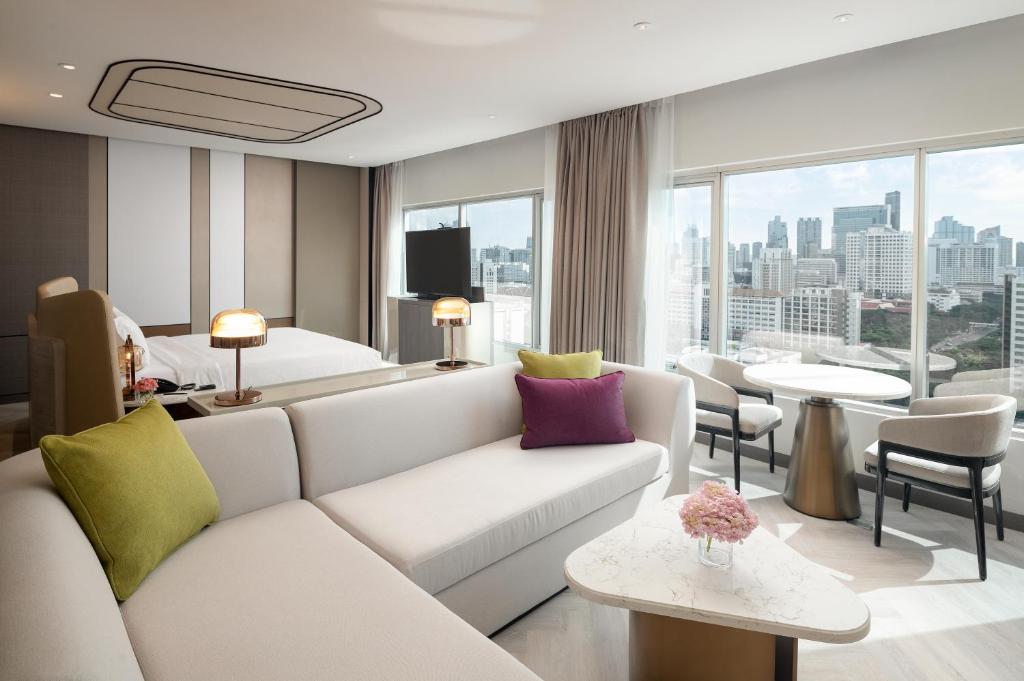 Posezení v ubytování Pathumwan Princess Hotel - SHA Extra Plus Certified