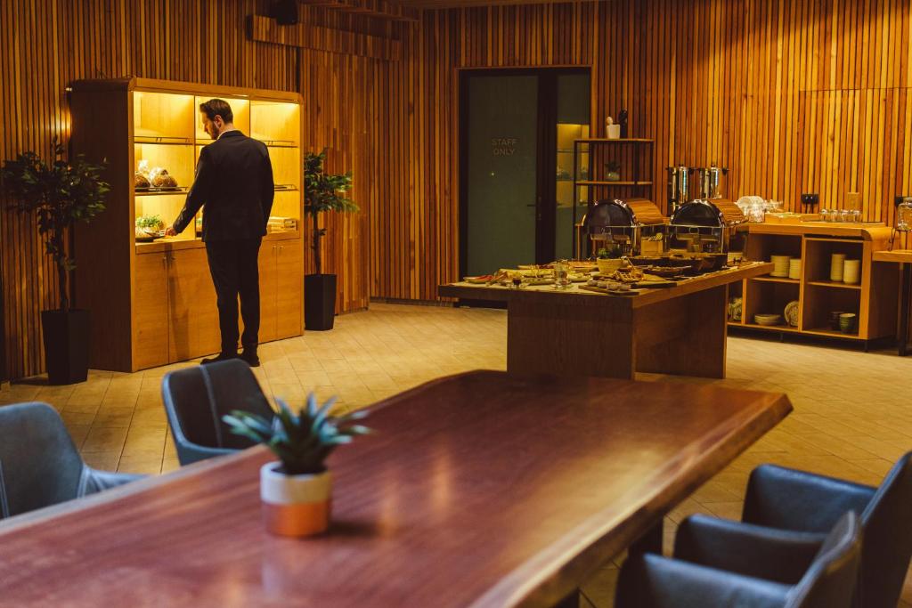 Kuchyň nebo kuchyňský kout v ubytování Star Hill Hotel & Spa