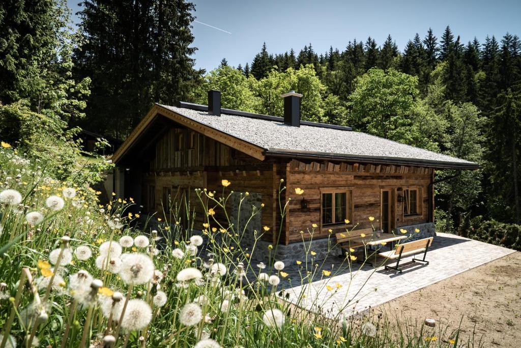 Zahrada ubytování Wochenbrunner Chalets