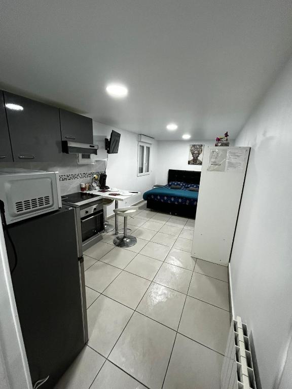 Dapur atau dapur kecil di Petit paradis pour 2 personnes