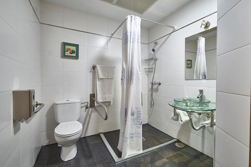 Koupelna v ubytování Hotel Real de Illescas