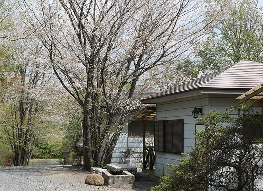 a house with a tree in front of it at Washinosu Campground - Vacation STAY 85295v in Motegi