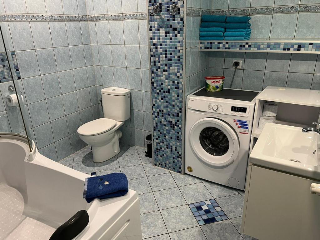 Kúpeľňa v ubytovaní Apartament Kudowa Zdrój - Słone 60m2