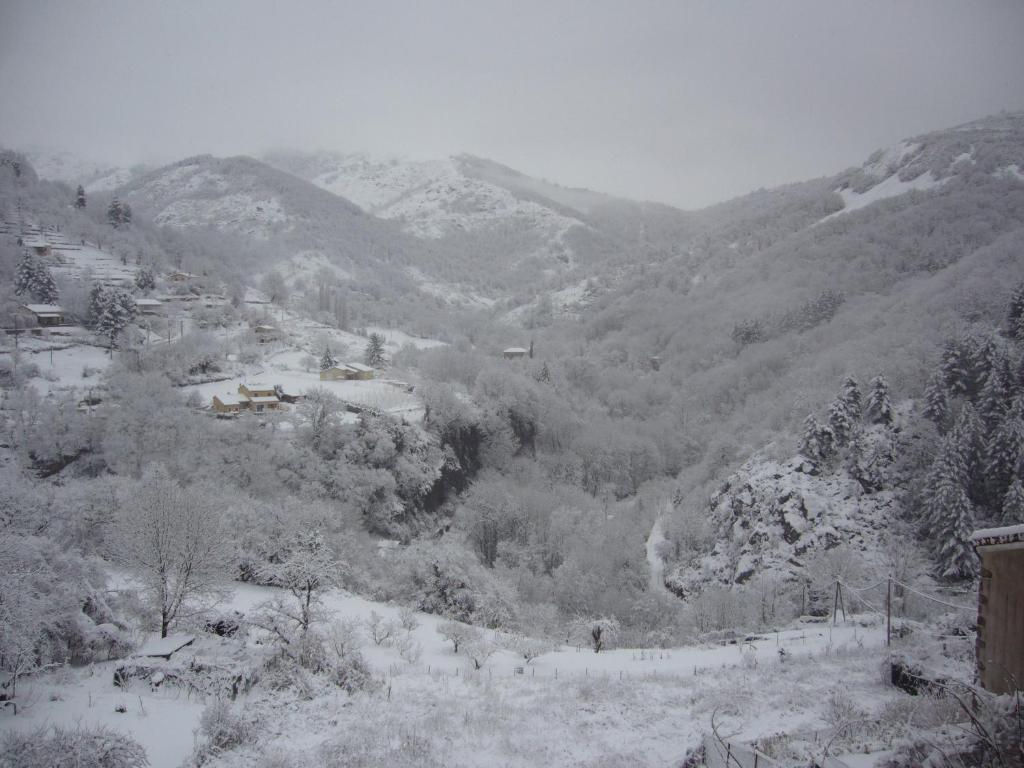 Gîte "Lo Fédou d'Antraigues sur Volane" v zimě