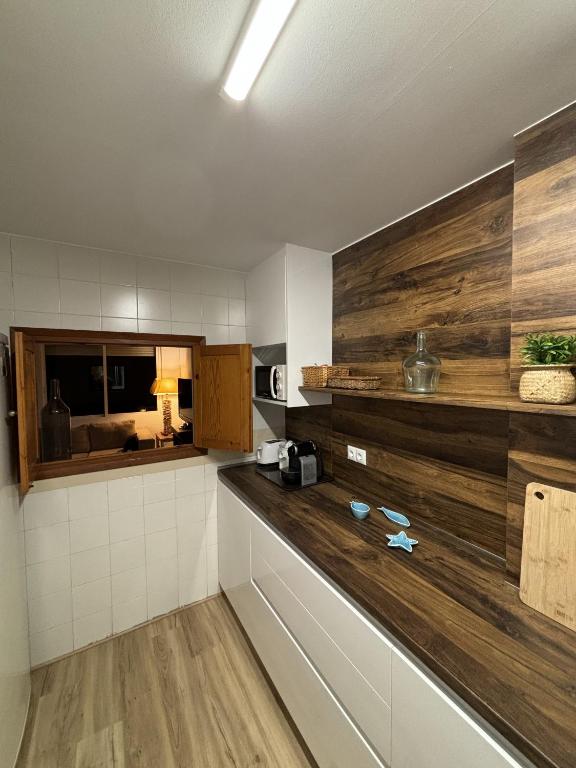 Una cocina o zona de cocina en El balcón de Cabo de Palos