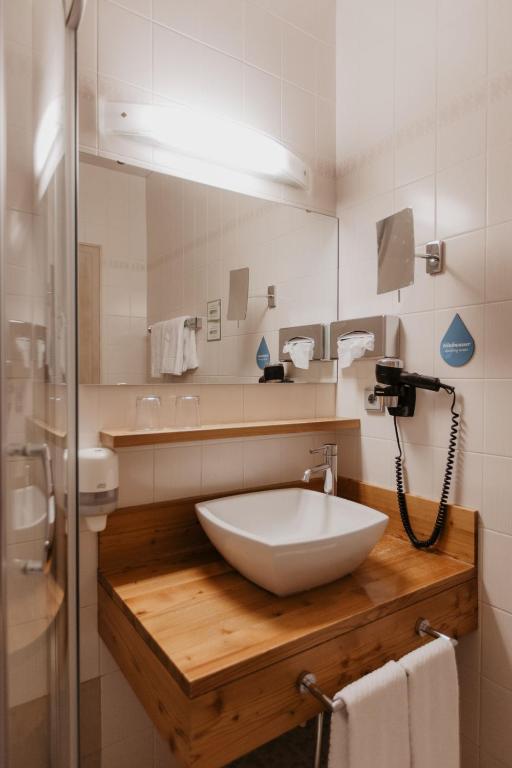 Koupelna v ubytování Parkhotel Matrei