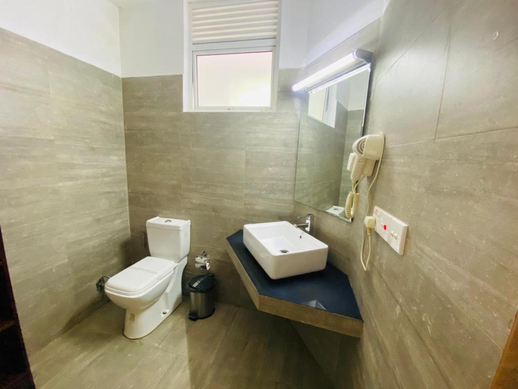 Koupelna v ubytování Hotel Gangaaddara