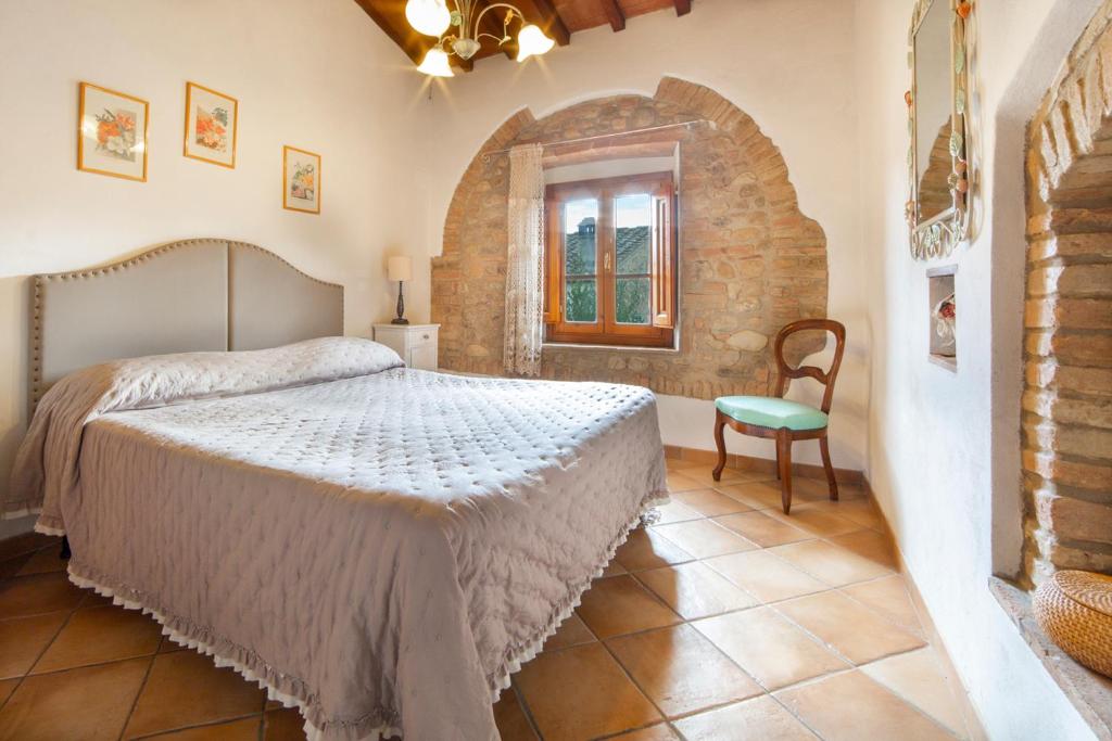 Posteľ alebo postele v izbe v ubytovaní Agriturismo La Valle A Polvereto