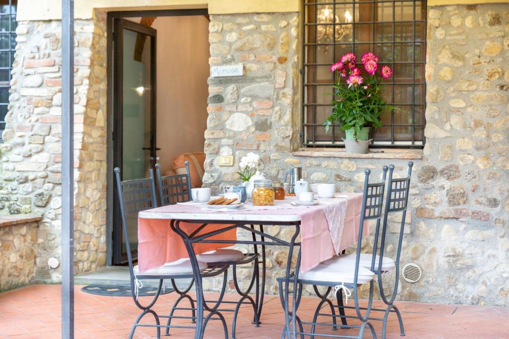 Patio alebo iná vonkajšia časť ubytovania Agriturismo La Valle A Polvereto