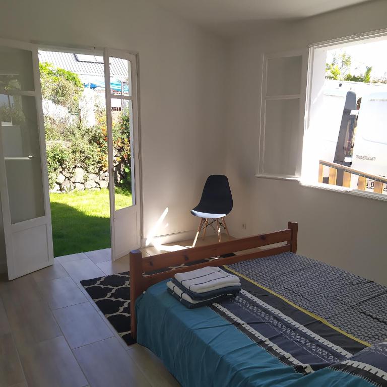 Postel nebo postele na pokoji v ubytování Gîte Timadam