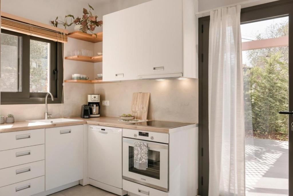 Kuchnia lub aneks kuchenny w obiekcie Karma - Unalome Villas