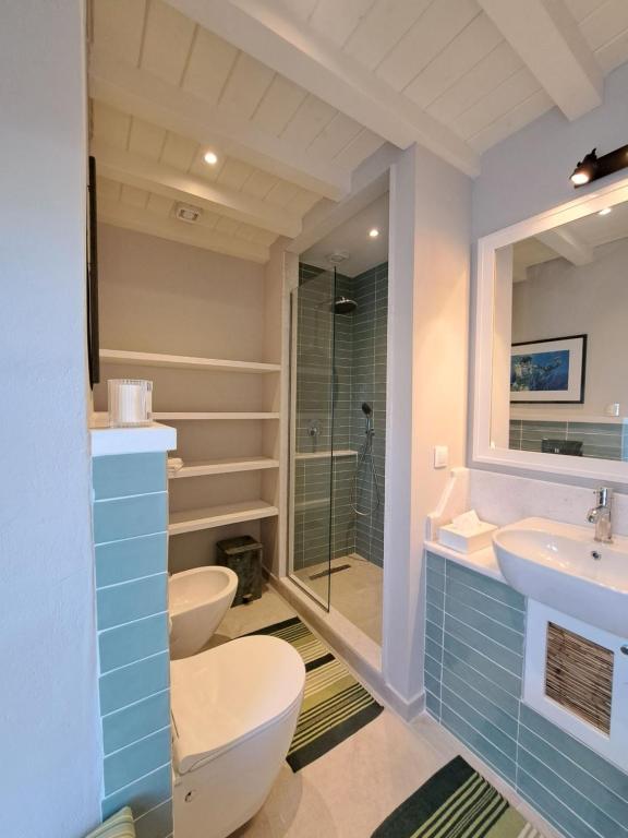 Koupelna v ubytování La Scaletta Guest House in Spilia Leros