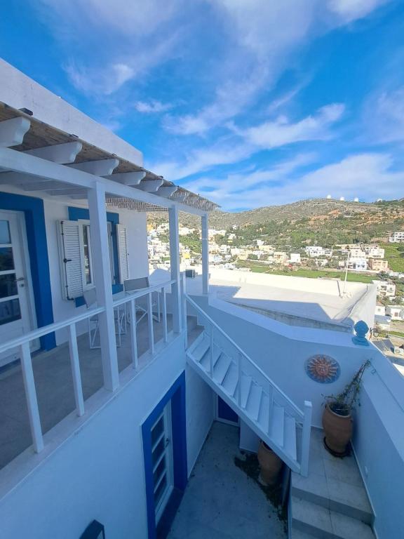 Balkón nebo terasa v ubytování La Scaletta Guest House in Spilia Leros