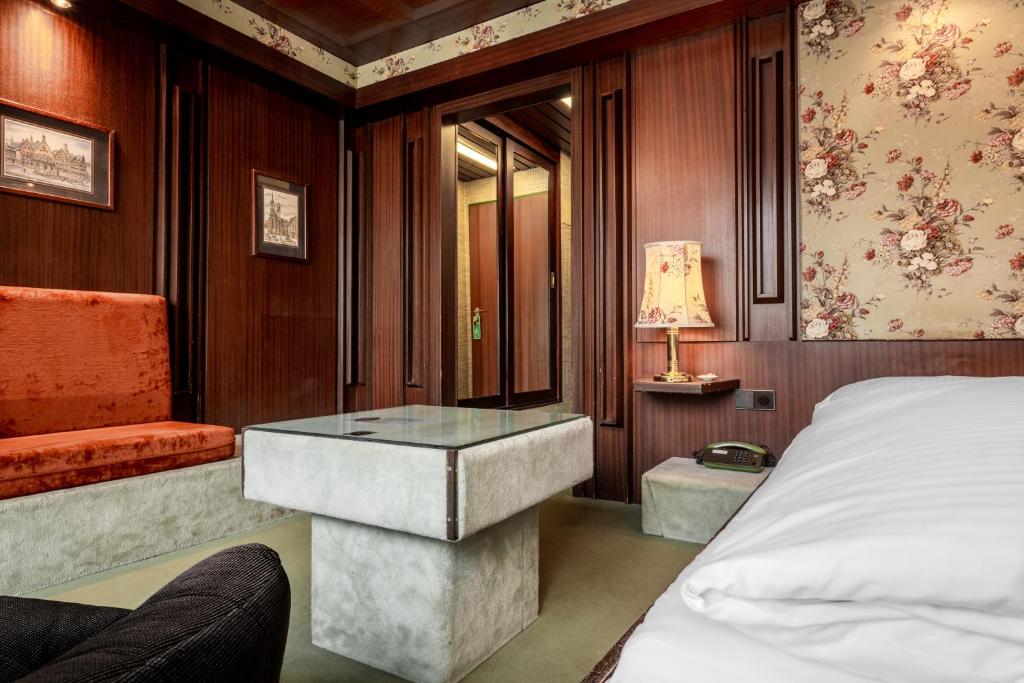 Postel nebo postele na pokoji v ubytování Hotel Spahr