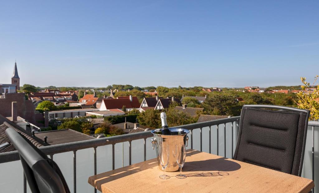 Balkón nebo terasa v ubytování Strandhotel Domburg - Next Door