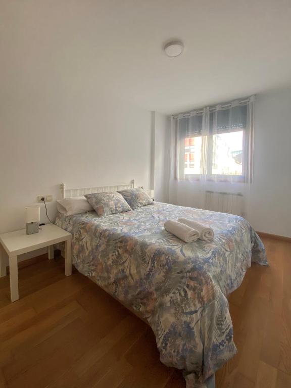 Postel nebo postele na pokoji v ubytování A CASA DO PEREGRINO