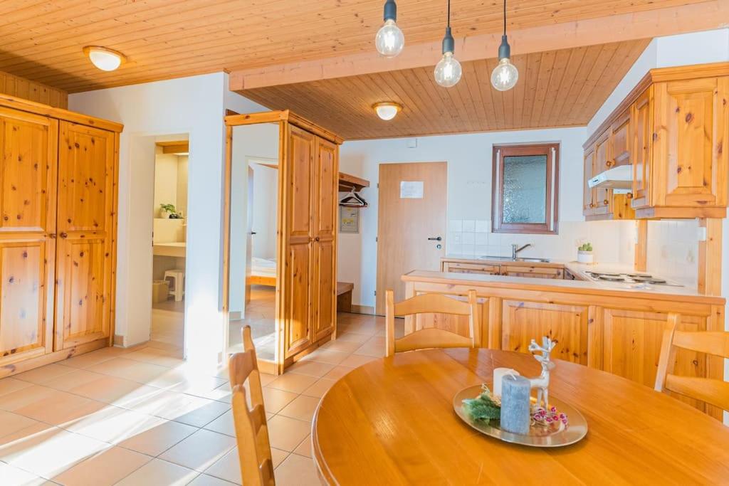 Köök või kööginurk majutusasutuses Atemberaubende Aussicht, direkter Pistenzugang