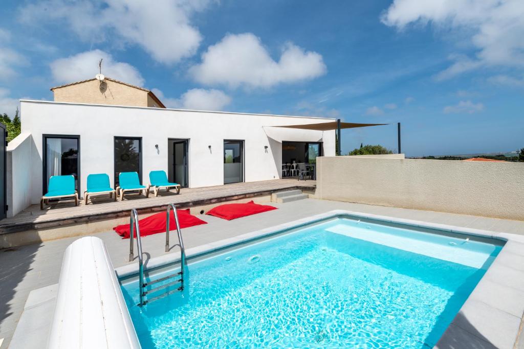 Villa con piscina y casa en Casa Palma 2 - Sejour Ideal, en Lapalme