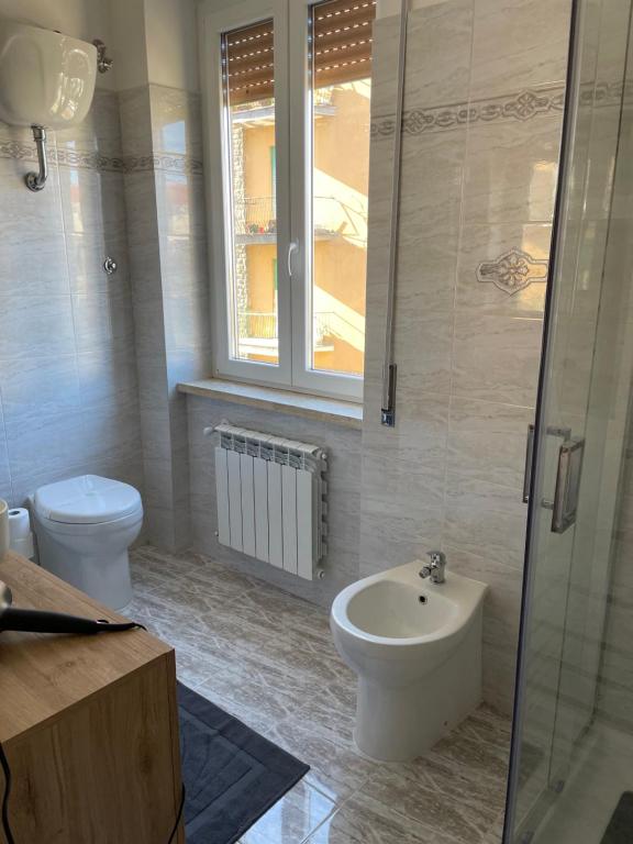Koupelna v ubytování Civita Home Experience