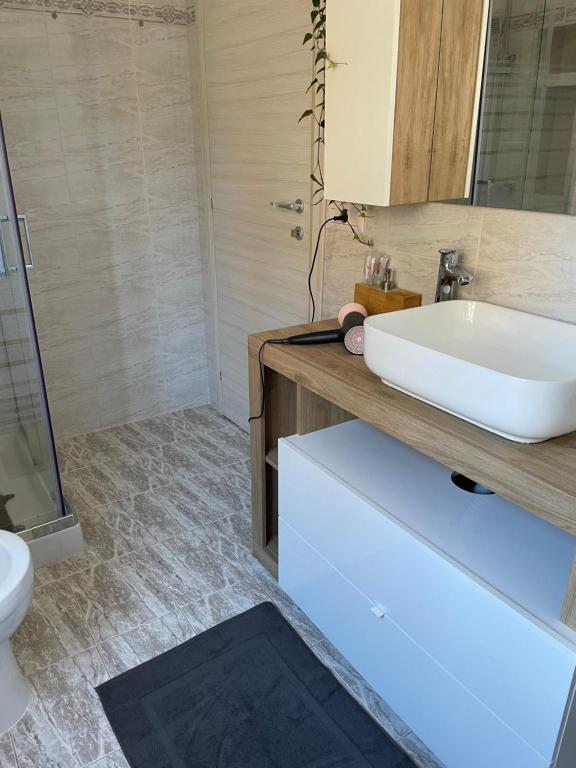 Koupelna v ubytování Civita Home Experience