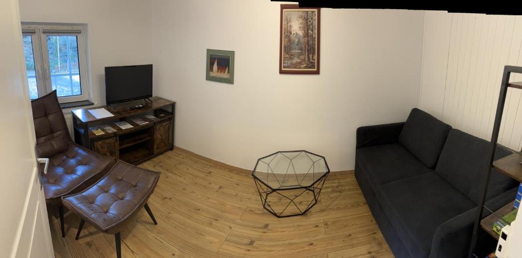 TV a/nebo společenská místnost v ubytování Winnys House