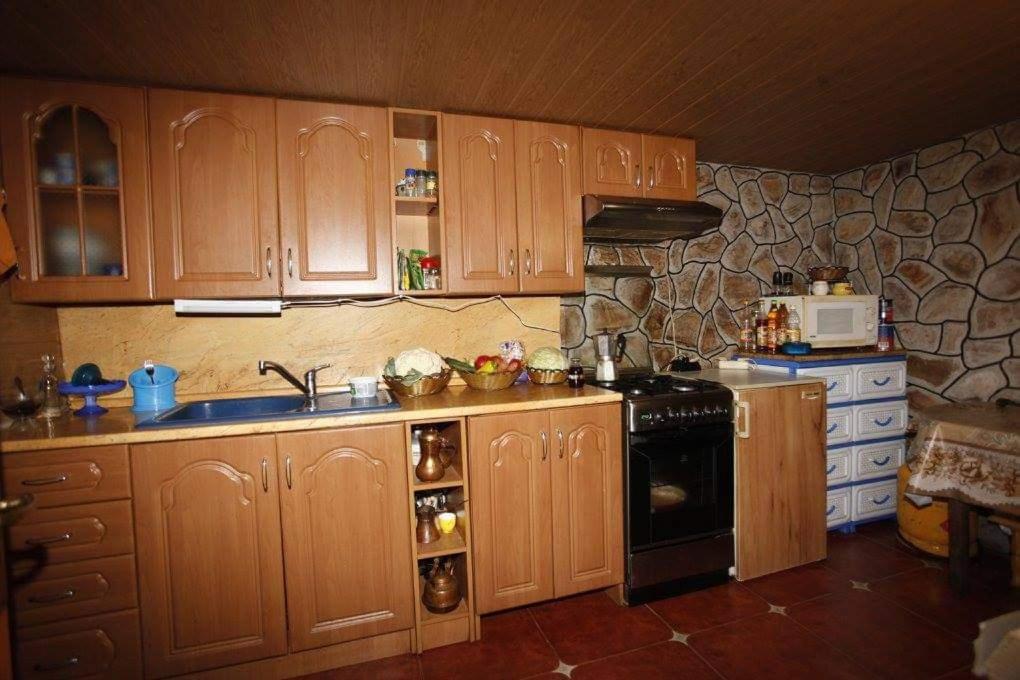 Kuchyň nebo kuchyňský kout v ubytování Hotel Rai