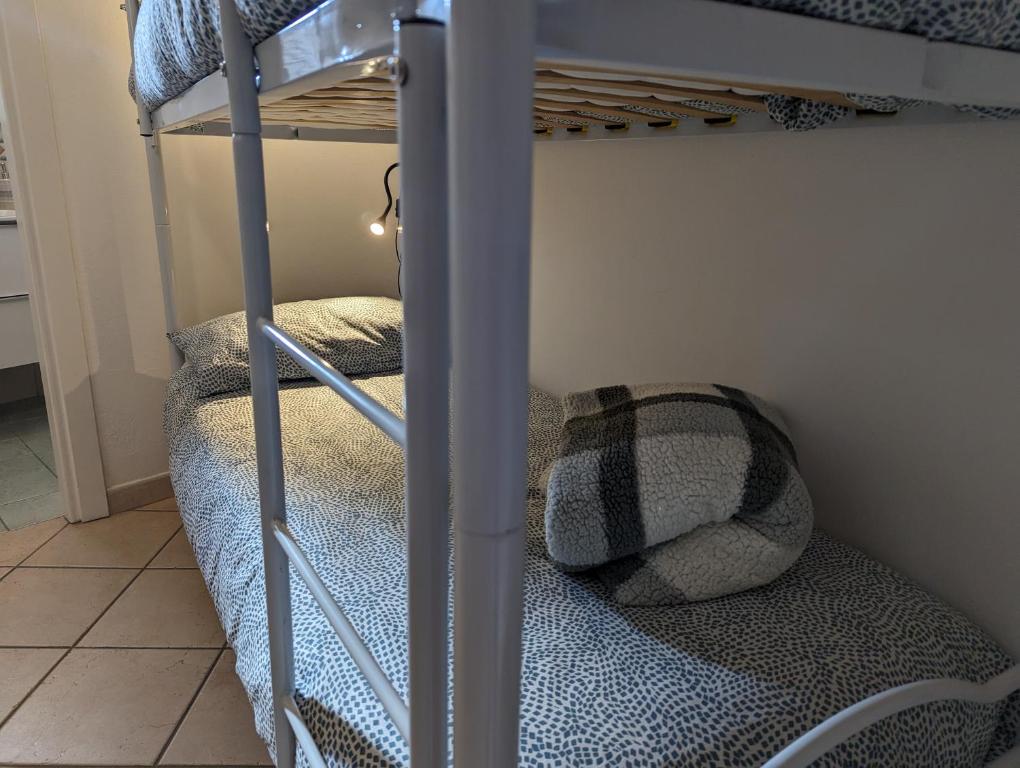 Posteľ alebo postele v izbe v ubytovaní La Casa degli Alberi