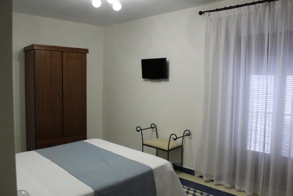 TV a/nebo společenská místnost v ubytování Alojamiento Rural La Estrella de David