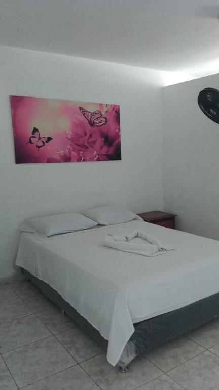 Postel nebo postele na pokoji v ubytování Hotel Bayadera Real