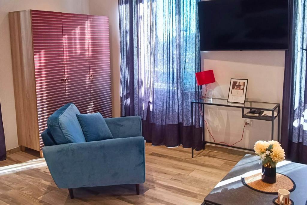 Televízia a/alebo spoločenská miestnosť v ubytovaní City Life Rijeka
