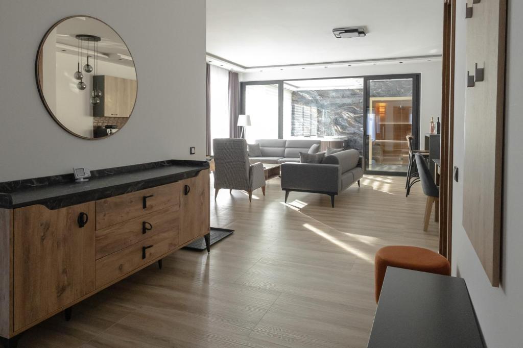 Posezení v ubytování Harmonija SPA RESORT