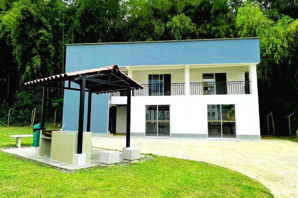 Budova, kde se apartmán nachází