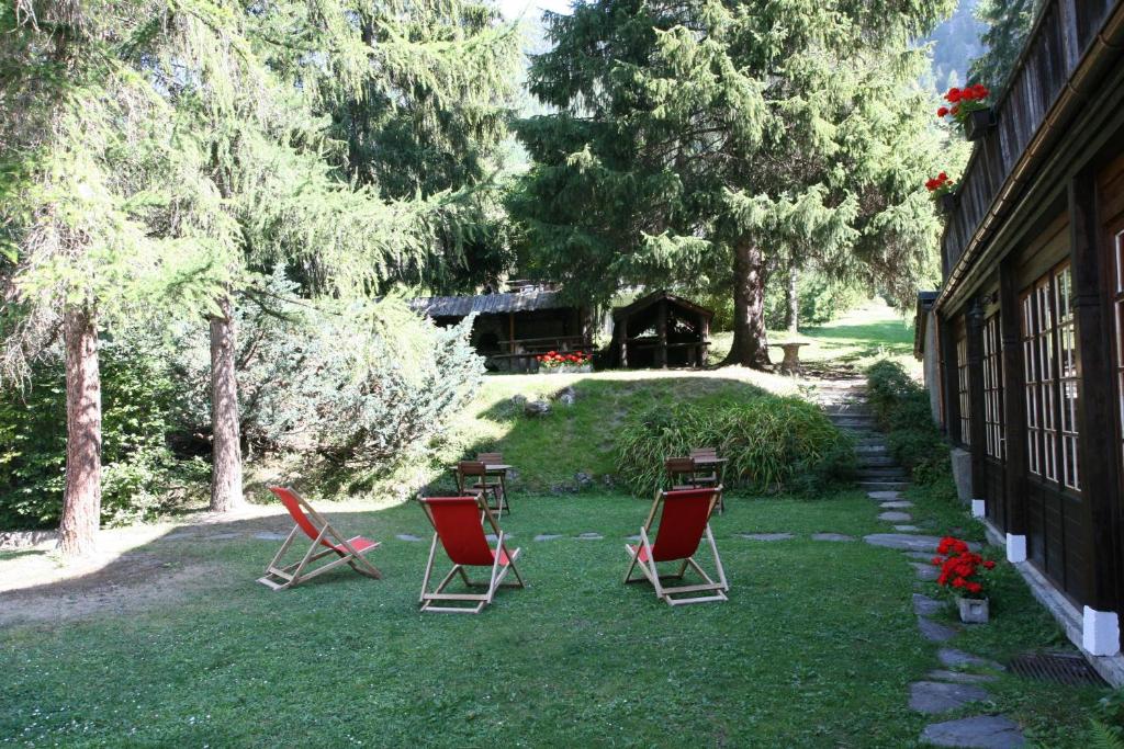 Zahrada ubytování Hôtel Hermitage