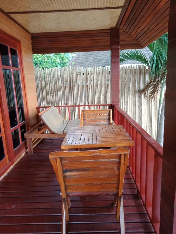 Patio nebo venkovní prostory v ubytování Bow Thong Beach Resort