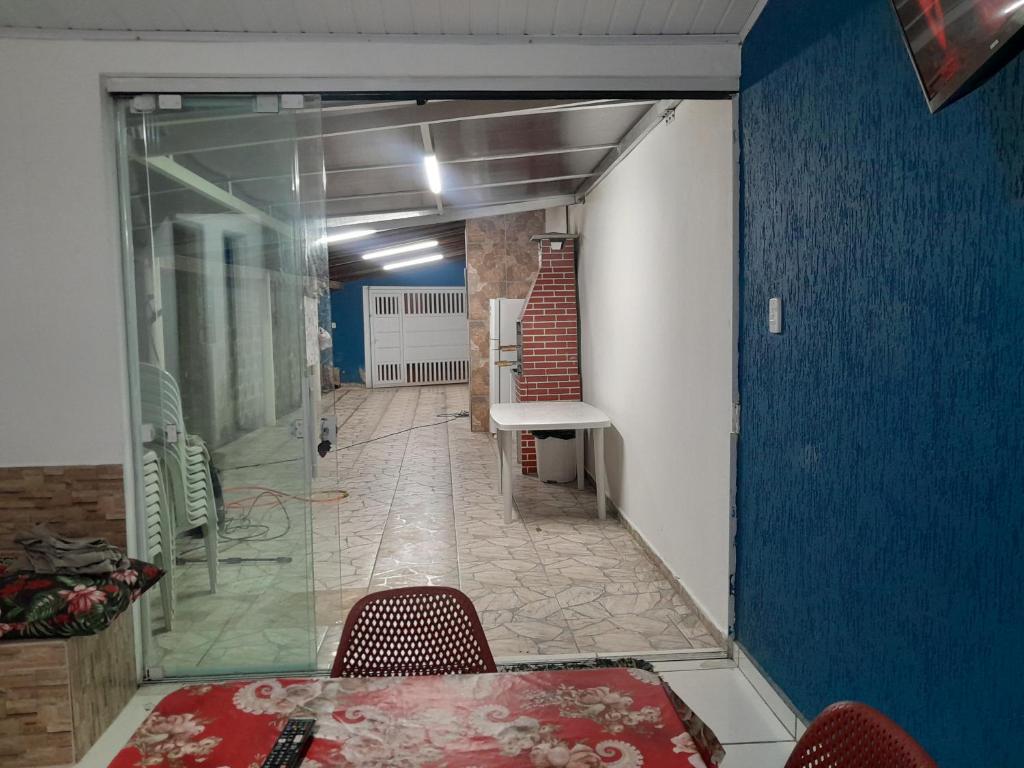 Posezení v ubytování Pé na areia Casarão do Morcego