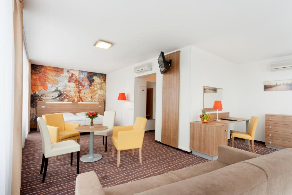 Posezení v ubytování Akcent hotel