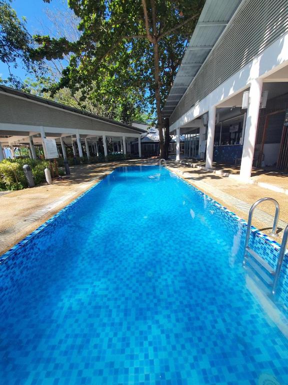 Bazén v ubytování Mamutik Island Lodge nebo v jeho okolí