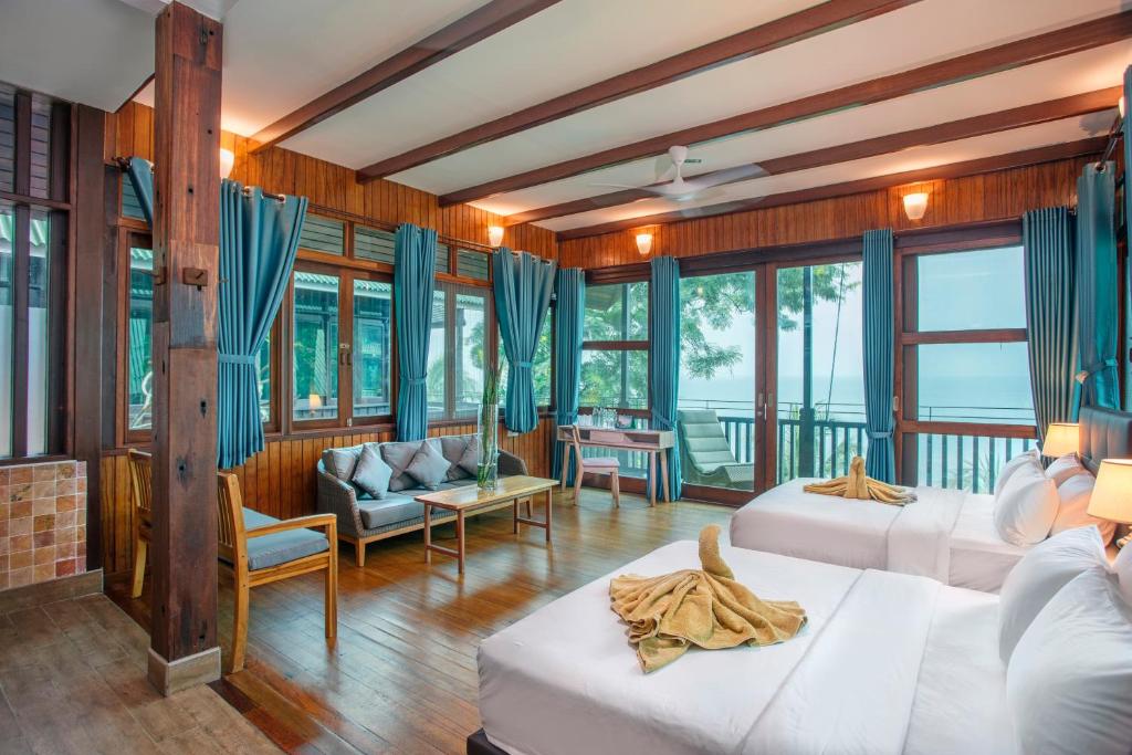 Posezení v ubytování Rawa Island Resort