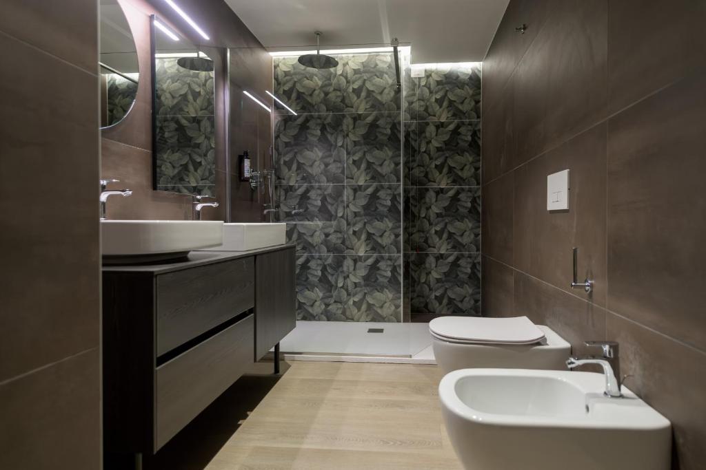 Łazienka w obiekcie Hotel Villa Dirce