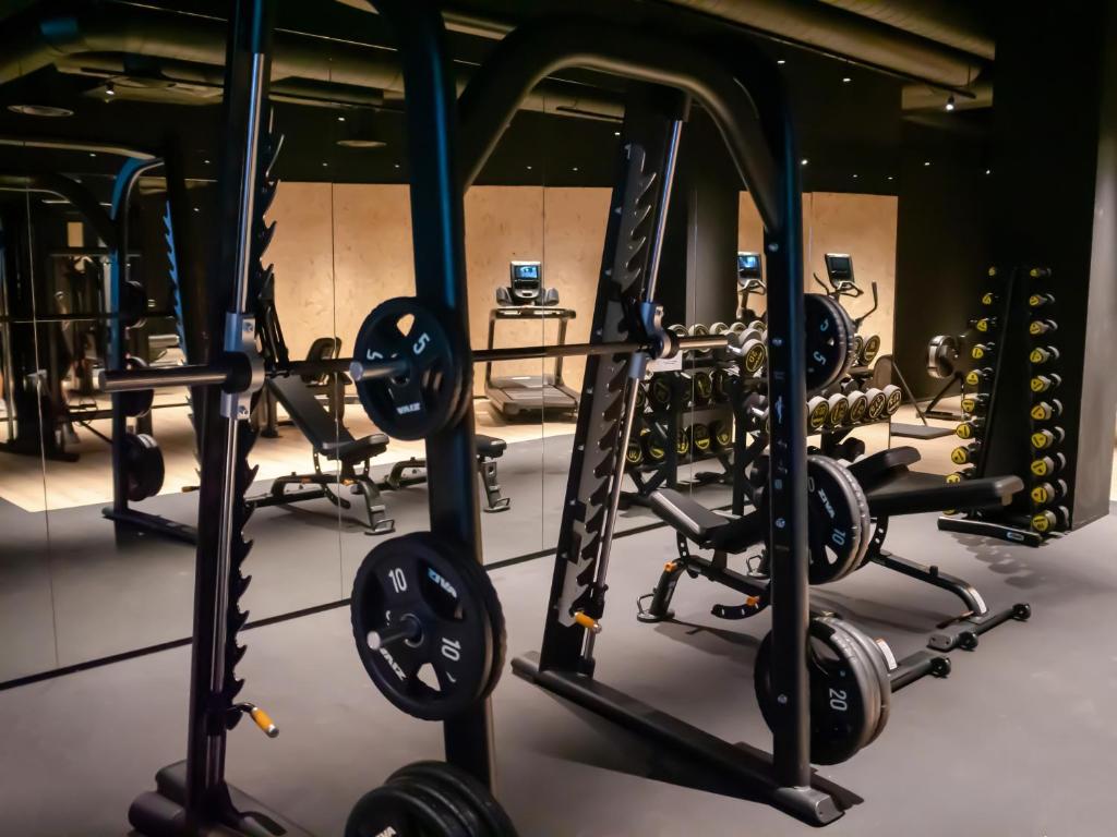 Fitness centrum a/nebo fitness zařízení v ubytování Hotel Princesa Parc
