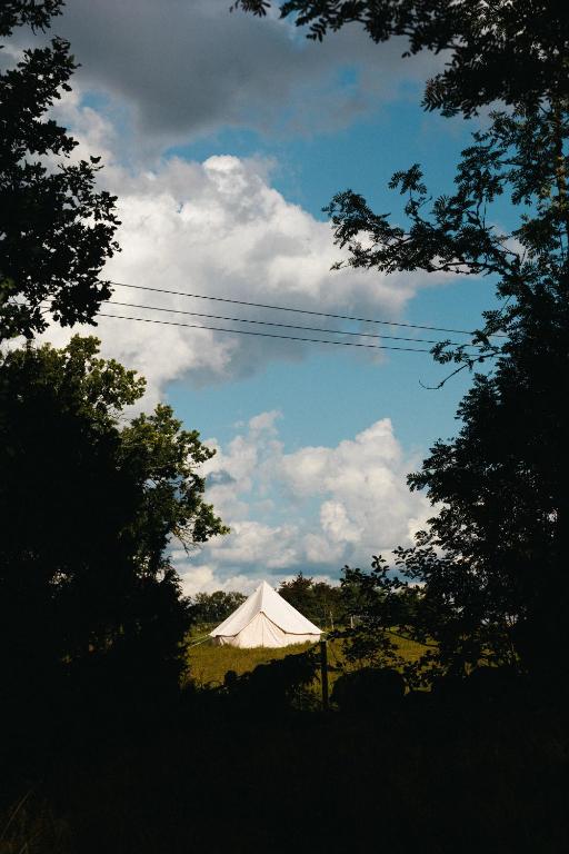 Příroda nedaleko luxury tent