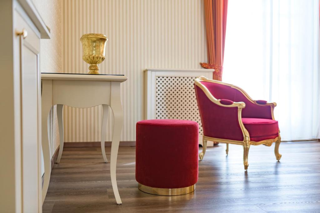 Posezení v ubytování Regina del Garda Suite